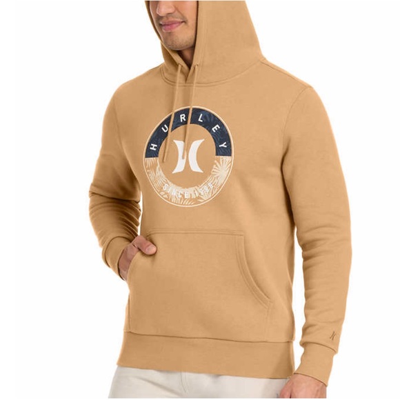 Hurley Men Graphic Hoodie ~ GOLD - Picture 3 of 6